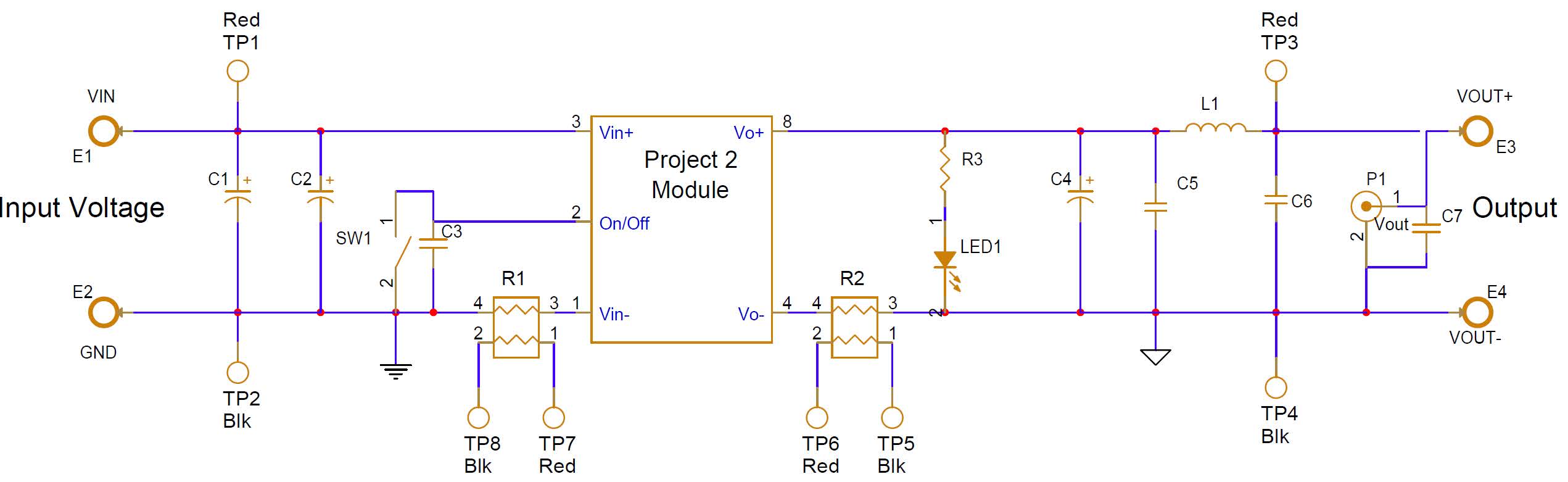 Base-board schematic