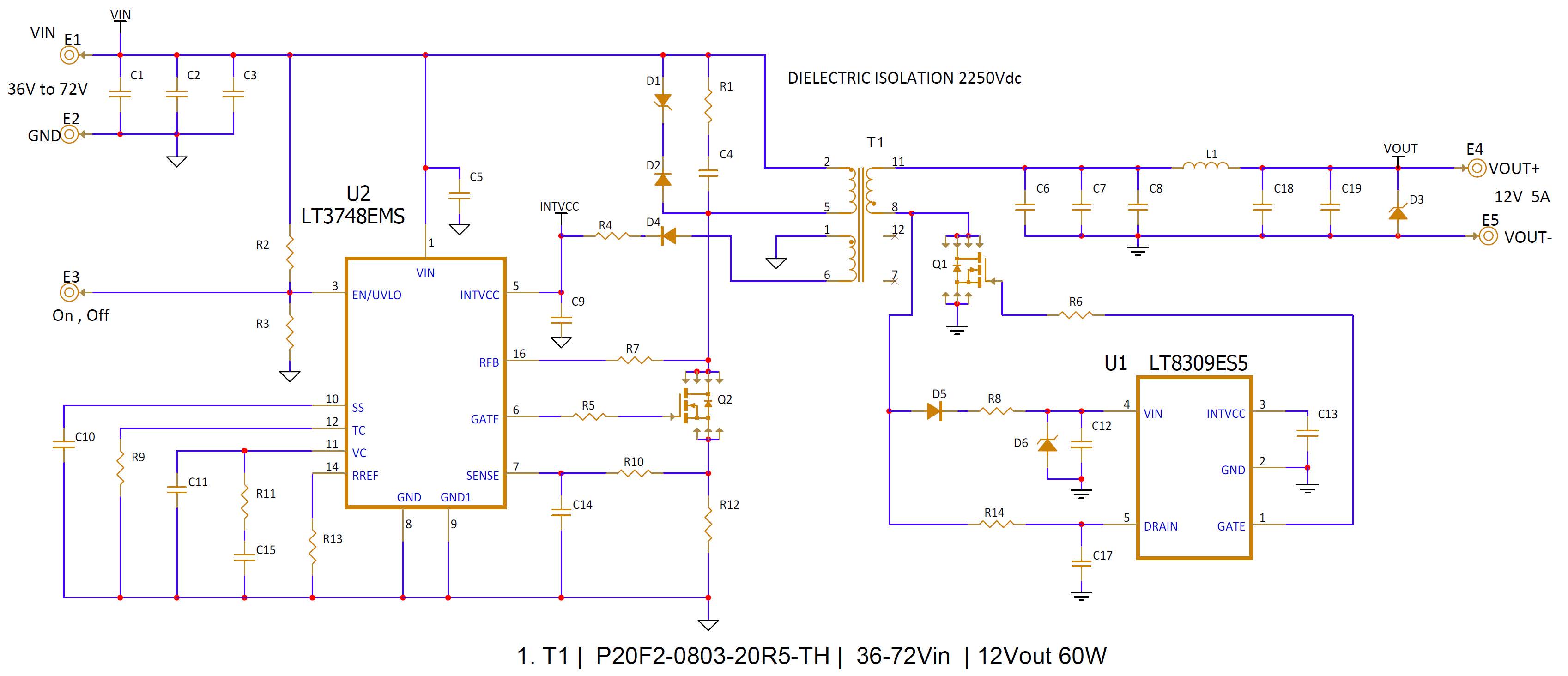 Main-board schematic