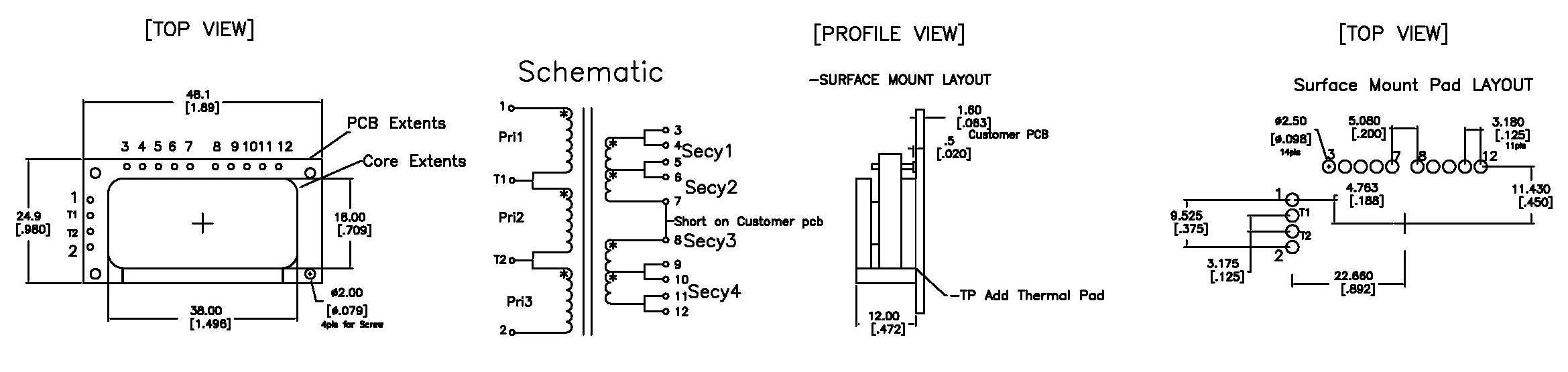 Surface-mount (SM) option